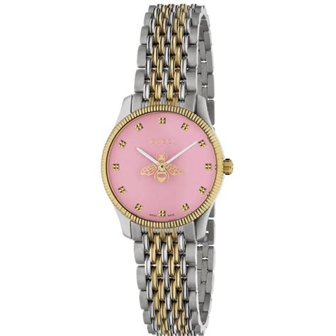 gucci watch with pink dail|gucci watches for women.